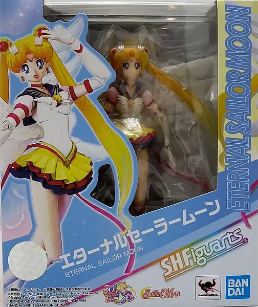 S.H. FIGUARTS PRETTY GUARDIAN SAILOR MOON ACTION FIGURE ETERNAL SAILOR MOON 13 CM